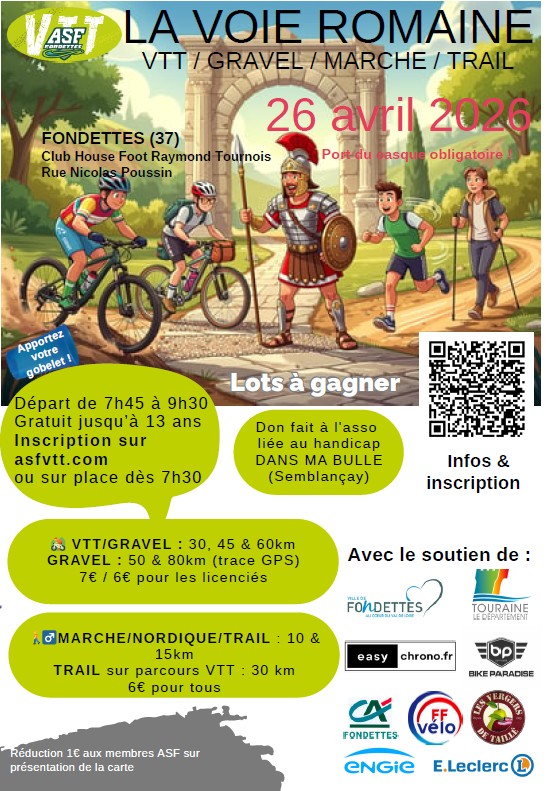 Affiche Rando La Voie Romaine